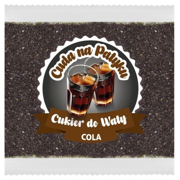 Cukier Do Waty Cukrowej Kolorowy do Maszyny Smakowy o smaku COLI Cola 100g
