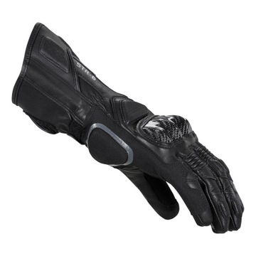 Спортивные мотоперчатки SPIDI STR-6 BLACK черные БЕСПЛАТНО