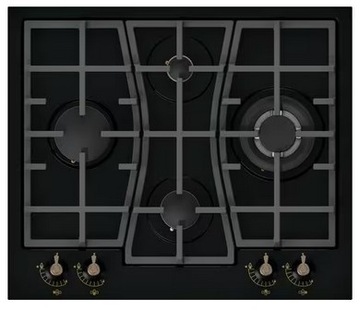 Płyta gazowa GORENJE GW65CLB Retro WOK czarny mat