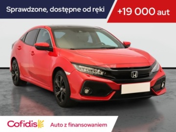 Honda Civic X Hatchback 5d 1.0 VTEC Turbo 129KM 2017 Honda Civic 1.0 VTEC Turbo, Salon Polska, Skóra