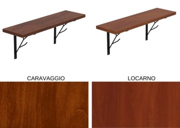PÓŁKA WISZĄCA LOFT BIANCO DO SALONU SYPIALNI BIURA 50 CM