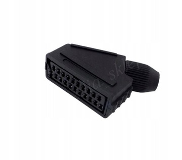 gniazdo EURO SCART lutowane na kabel