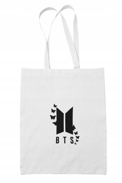 Eco Torba Kpop BTS Army bawełniana Shoperka Biała