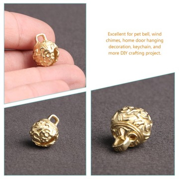 ЛАТУННЫЙ БРАСЛЕТ С КОЛОКОЛОМ