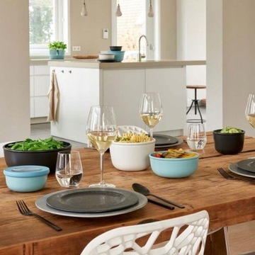 MISKA Z POKRYWKĄ CIRQULA 1250ML NORDIC BLACK MEPAL