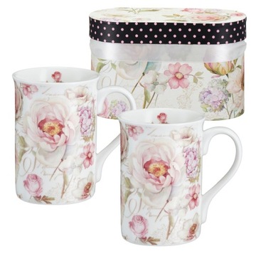 Zestaw 2 kubków 300ml PEONY WLN VILLA ITALIA