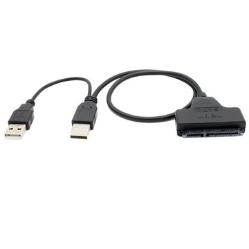 Адаптер USB 2.0 для накопителей SATA 2,5 дюйма и 3,5 дюйма.