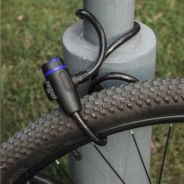 ВЕЛОСИПЕДНЫЙ ЗАМОК ВЕЛОСИПЕДНЫЙ ЗАМОК КЛЮЧ БЕЗОПАСНОСТИ ПРОЧНЫЙ КАБЕЛЬ