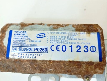 LEXUS LS 430 2004 MODUL ŘÍZENÍ KRYT ZÁMKU FACELIFT LS430