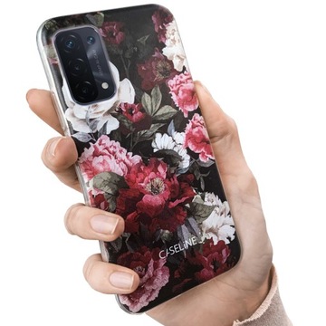 Etui clear do Oppo A74 5G / A54 5G case wzory + szkło 9H gratis