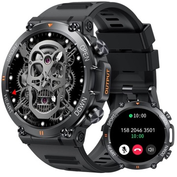 Smartwatch Zegarek SPORTOWY ROZMOWY K56PRO MENU PL