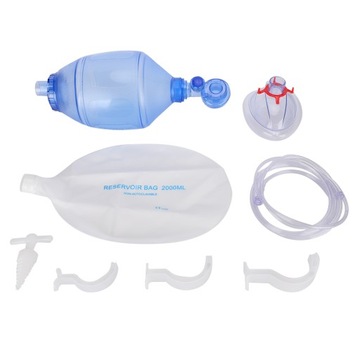 RESUSCYTATOR AMBU DLA DOROSŁYCH PVC ZESTAW
