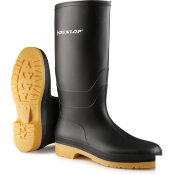 Размер тусклых резиновых сапог Dunlop. 42