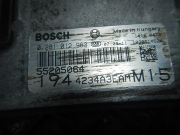 FIAT CROMA II 1.9 JTD 55205064 ŘÍZENÍ JEDNOTKA