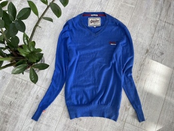 SUPERDRY z kaszmirem sweter męski XL 42