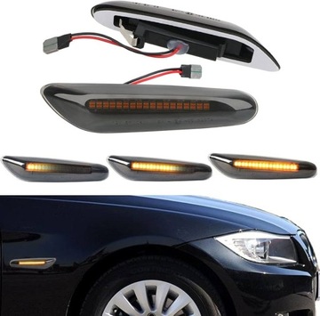 BMW E46 E90 E91 E60 E61 E87 E81 E83 LED DYNAMICKÉ SMĚROVKY PLAVACÍ