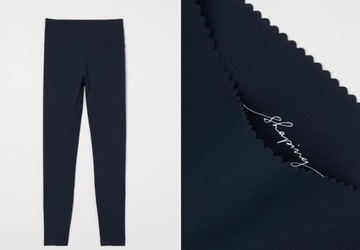 Legginsy modelujące High Waist H&M SPORTOWE TRENINGOWE FITNESS 38 M