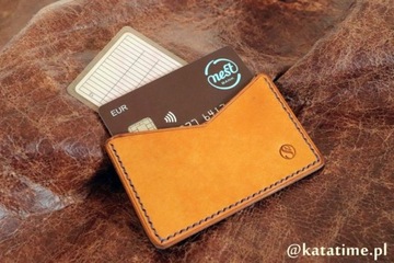 KARTOWNIK WIZYTOWNIK cardholder na 2 karty skóra