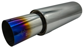 UNIWERSALNY TŁUMIK BASOWY PRZELOTOWY KOŃCOWY HKS Type 63mm (2.5