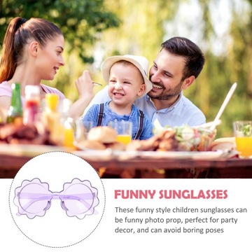 OKULARY COSPLAY PARTY DLA DZIECI PLAŻOWE OKULARY PRZECIWSŁONECZNE