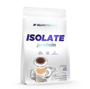 ALLNUTRITION ISOLATE PROTEIN 908g CAFFE LATTE BIAŁKO WPI IZOLAT MIĘŚNIE
