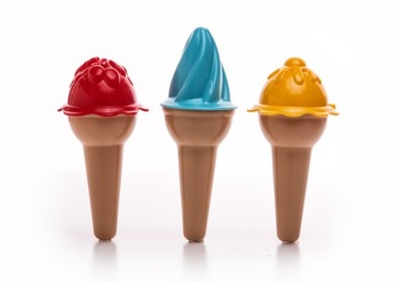 ДЕТСКОЕ ВЕДРО ДЛЯ ПЕСОЧНИЦЫ МОРОЖЕНОЕ В КОРЗИНЕ ЛОПАТЕЛИ ПОСУДА