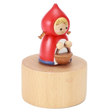 Hla-Mini Cute Cartoon figurka zwierzątka drewniana
