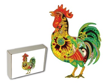 Puzzle Drewniane dla dorosłych Prezent Kogut 2 XXL
