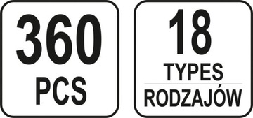НАБОР АВТОМОБИЛЬНЫХ ЗАЖИМОВ TOYOTA/LEXUS 360ШТ.
