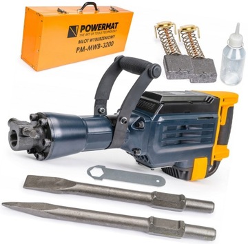 УДАРНЫЙ МОЛОТОК ДЛЯ РАЗРУШЕНИЯ ДЛЯ КОВКИ 50J ШЕСТИГРАННЫЙ 3200W