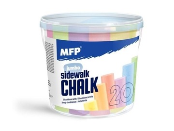 KREDA CHODNIKOWA OWALNA 20 KOLORÓW, MFP