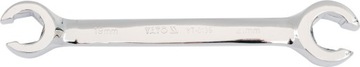Klucz oczkowy półotwarty płaski 11x12 mm YT-0136
