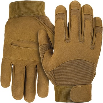 Mil-Tec Rękawice Taktyczne Wojskowe Rękawiczki ARMY GLOVES Coyote Dark XL