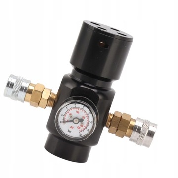 Mini Regulator CO2 Stop aluminium Mosiądz Stal