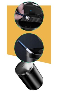 ПЕПЕЛЬНИЦА МИНИ-АВТОМОБИЛЯ СВЕТОДИОДНАЯ ПОДСВЕТКА BASEUS GRAPHITE LIGHT