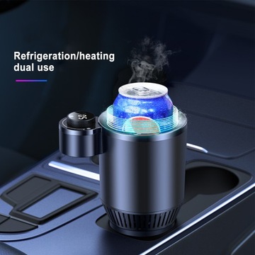 Мини-автомобильный холодильник 12 В, быстрое охлаждение и нагрев