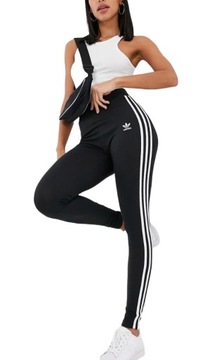 Adidas Damskie Legginsy spodnie fitnes siłowniaFit