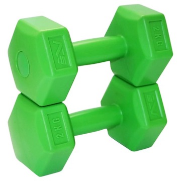 НАБОР ГАНТЕЛ 2X2 КГ 4 КГ SPORTVIDA БИТУМНЫЕ ТУМАНЫ