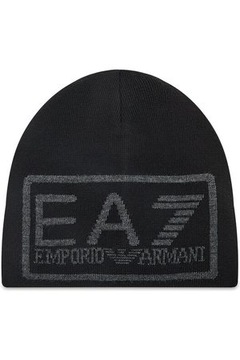 EMPORIO ARMANI EA7 męska czapka zimowa BLACK M