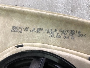 POLIČKA KUFRU ZADNÍ 54703014 BMW E46 SEDAN
