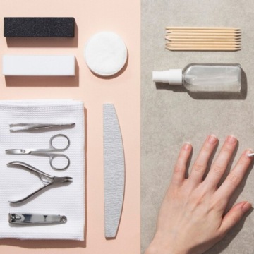 ПАКЕТ ДЛЯ НОГТЕЙ МИНИ-ПОЛИРОВОЧНЫЙ БЛОК 50 шт МАНИКЮРНЫЙ БУФЕР белый