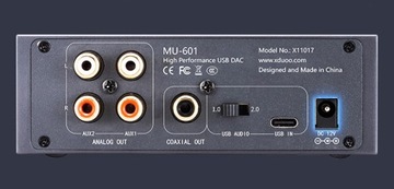 USB-ЦАП xDuoo MU-601 ES9018K2M PCM384 кГц DSD256