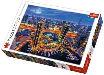 UKŁADANKA LOGICZNA Puzzle 2000 ELEMENTÓW Światła Dubaju Trefl WYSOKA JAKOŚĆ