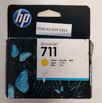 Tusz HP 711 Yellow (żółty) CZ132A 29 ml