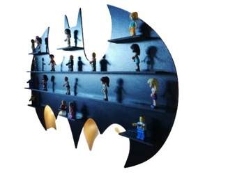 Lampka Półka BATMAN na ludziki LEGO LED + gratis !