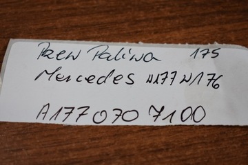 IDEÁLNÍ PŘÍVOD PALIVA MERCEDES W177 W176 1