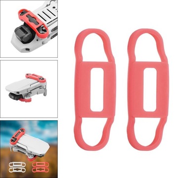 Защитный держатель пропеллера из двух частей для DJI Mini 2 Drone Beam Paddle, красный