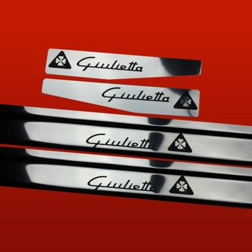 ALFA ROMEO GIULIETTA S LIŠTA PRAHU OCEL NEREZ 304 LESK