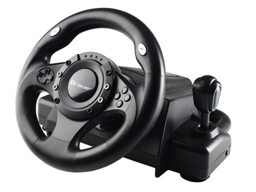 Рулевое колесо + педали Tracer Drifter USB ИГРОВОЕ КОЛЕСО ДЛЯ ПК/PS2/PS3 В ПОДАРОК