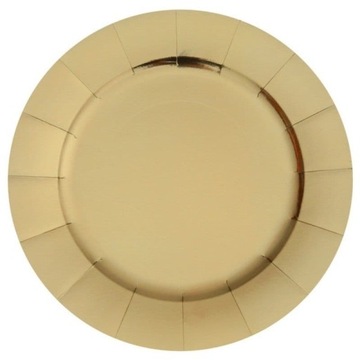 Podtalerze złote papierowe podkładki 33cm 10szt.